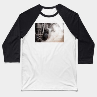 Steam Train Baseball T-Shirt